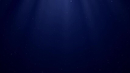 Wall Mural - beautiful floating dust particles with flare on dark background in slow motion. looped animation of 