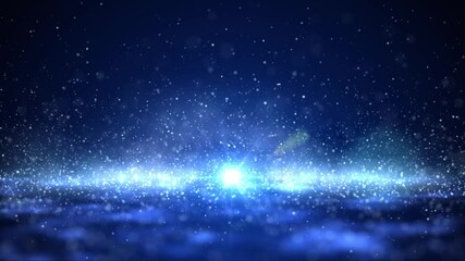 Wall Mural - beautiful particles dust floating with flare on black background.particles in the air with bokeh