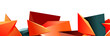 © antishock - Triangle mosaic abstract background, 3d triangular low poly shapes. Geometric vector illustration for covers, banners, flyers and posters and other