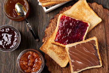 Wall Mural - Toast with jam