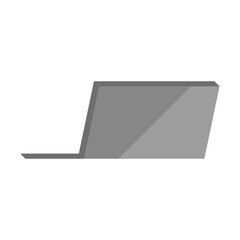 Sticker - digital laptop icon vector design