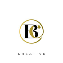 Bc Luxury Logo Design Vector Icon Symbol Circle