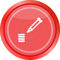 Poster - school pencil icon web icon on white background