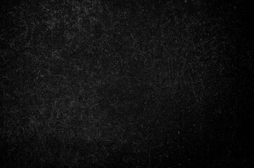 Wall Mural - Simple black realistic grunge scratch background for product or text backdrop designs