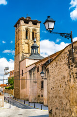 Canvas Print - Saints Justo and Pastor Church in Segovia - Castile and Leon, Spain