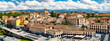 Panorama of the Old Town of Segovia in Spain