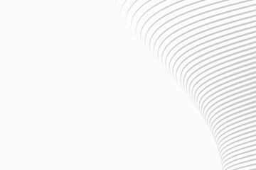 Poster - Abstract background with a dynamic wave. Gray lines on bright background.
