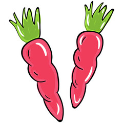 Sticker - Carrots