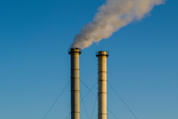 smoke from the chimney