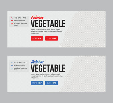Vector illustration, creative business social media banner template. can be used for all Restaurant cover needs