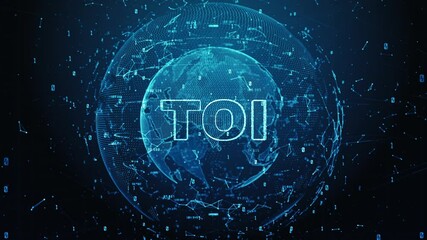 Poster - Global network 5g High speed internet communication, Internet of things IOT concept, Technology network digital data connection and Internet marketing background