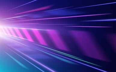 Wall Mural - Abstract light speed motion background