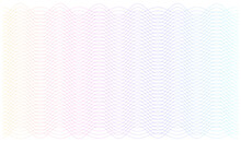 Soft Rainbow Color. Linear Background. Design Elements. Poligonal Lines. Guilloche