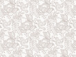 藤と牡丹と蝶のレースのパターン背景_和風イラスト素材