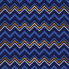 Poster - Vector seamless pattern. Gold background stripe chevron. Golden zigzag lines. Repeating elegant chevrons striped texture. Tender triangular backdrop for design prints, fabric, wallpaper, textile. Vect
