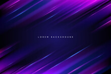 Abstract Neon Light Lines Background