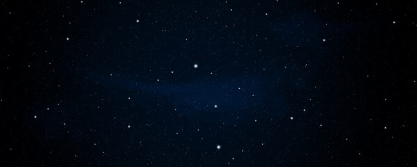 
Night sky with stars and galaxy in outer space, universe background 