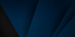 © Salman - Blue black abstract background. Abstract polygonal pattern luxury dark blue with black