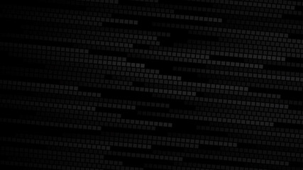Wall Mural - abstract background of small squares or pixels in shades of black and gray colors