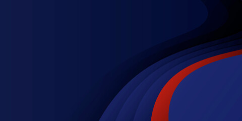 Poster - Blue red abstract 3D background