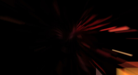 Light particle trails. Light explosion star with glowing particles and lines. Beautiful moving abstract rays background.