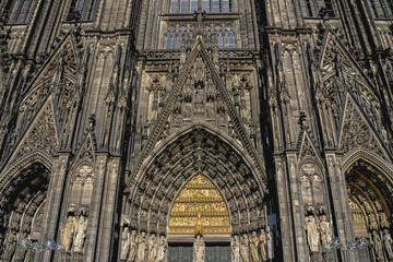 Sticker - Main entrance of Cologne Cathedral, Cathedral Church of Saint Peter (Germany)