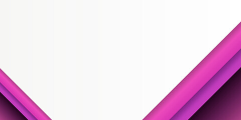 pink purple white abstract presentation background with paper cut style