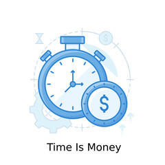 Sticker - Time is Money 