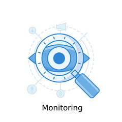 Wall Mural - Monitoring 