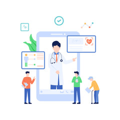 Wall Mural - Online Doctor 