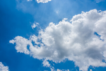 Wall Mural - Cloud and blue sky background