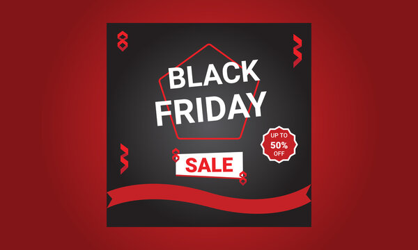 Black Friday Banner Design eCommerce Product with 70% Discount Offer