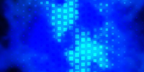 Naklejka na meble Light BLUE vector pattern in square style.