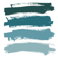 Sticker - stains brush strokes background for design cold shades