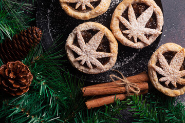 Mince pie infused with cannabis for Christmas holiday