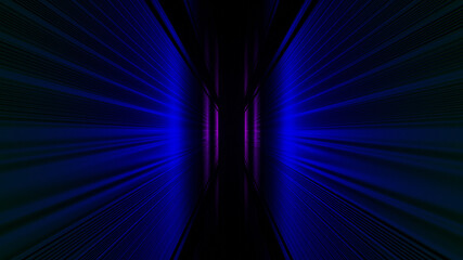 Wall Mural - 3d illustration graphic of beautiful color shades of rainbow seamless pattern starting with dark blu