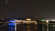 Stadtbildansicht von Linz in der Nacht