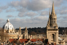 Views From Carfax Tower In Oxford, UK