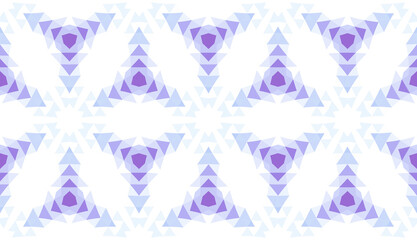Poster - Abstract seamless pattern of simple geometric shapes. Bright shades of colors.