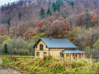 Poster - autumn in the mountains