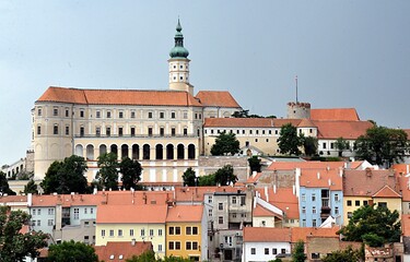 Wall Mural - city and castle Mikulov, Czech republic, Europe