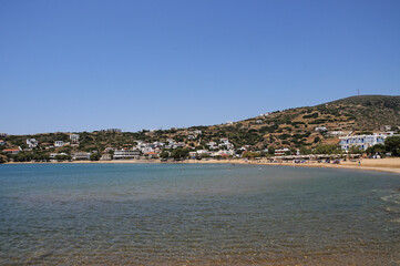 Wall Mural - Batsi, Andros island.Cyclades Greece. 