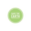 © D'Arcangelo Stock - ''Save the earth'' Word Lettering Illustration
