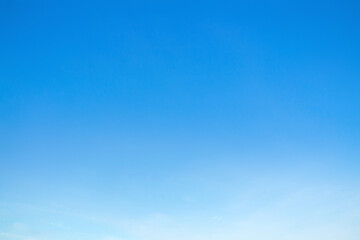 Wall Mural - International day of clean air for blue skies concept: Abstract white cloud and blue sky in sunny day texture background