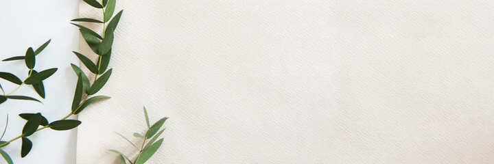 Wall Mural - nature concept paper mockup