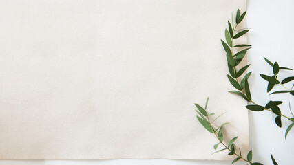 Wall Mural - nature concept paper mockup
