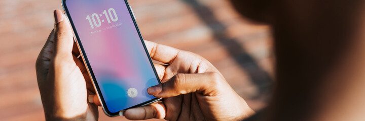 Time on a phone