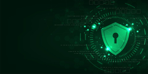 Vector technology background in the concept of security systems.