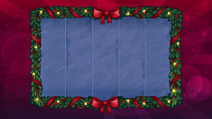 Background for christmas slot game