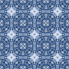  Style bright color seamless pattern in gray blue for decoration, paper wallpaper, tiles, textiles, neckerchief,  carpet, rug, pillows. Home decor, interior design, cloth design.